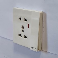 SUVD Унтаарлгатай розетка / /Цагаан , энгийн загвар/