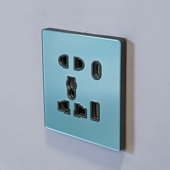 SUVD USB ба TypeC /цэнхэр, шилэн загвар/