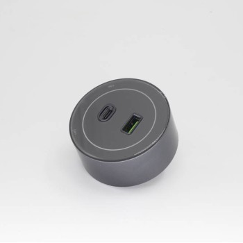 Угсрагддаг дан USB,TYPE C /саарал/