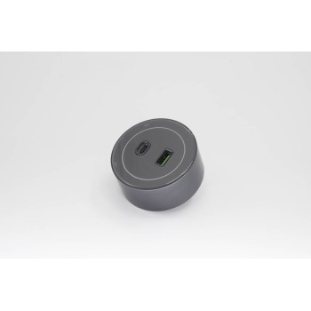 Угсрагддаг дан USB,TYPE C /саарал/