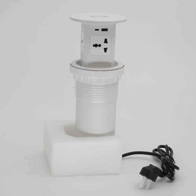 Тавилганы далд суурьладаг розетка USB ,T/C+ Wireless charger  /цагаан/