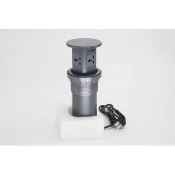 Тавилганы далд суурьладаг розетка USB ,T/C+ Wireless charger /саарал/