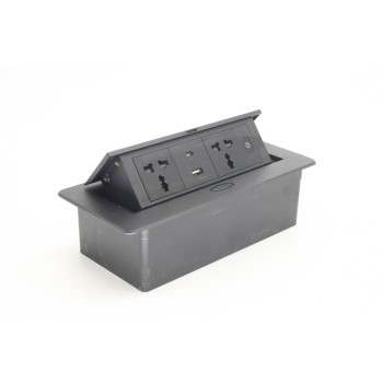 Тавилганд суурьладаг далд розетка USB TypeC /хар/